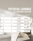 Teeth Whitening & Tooth Gem Online Training + Business Kits