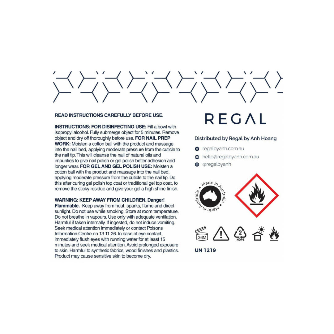 100% Pure Isopropyl Alcohol