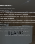 TEETH WHITENING & TOOTH GEM WORKSHOP