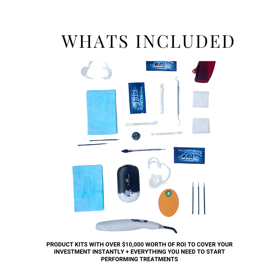 Teeth Whitening &amp; Tooth Gem Online Training + Business Kits