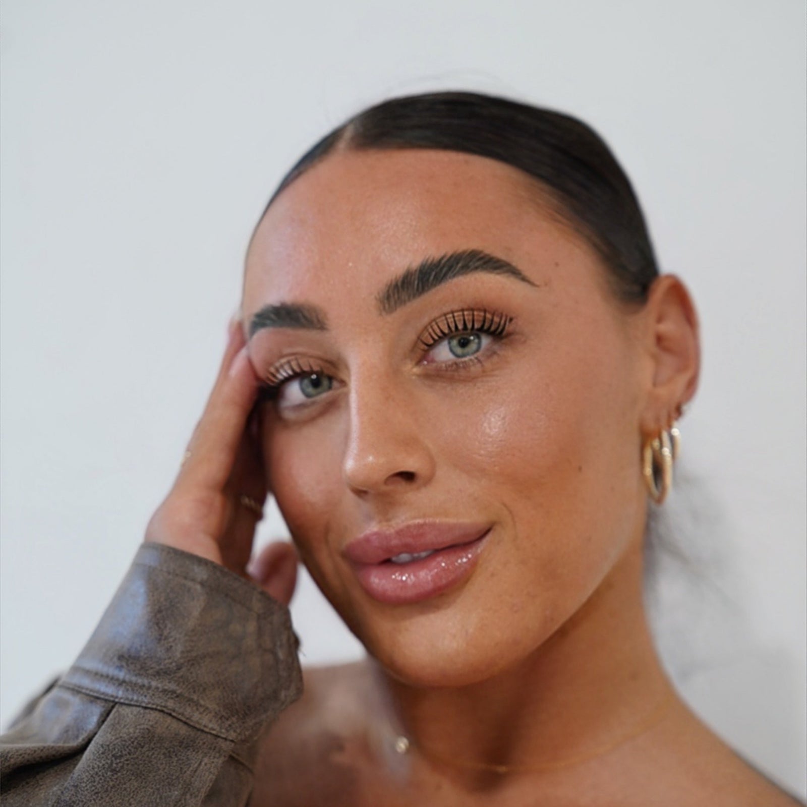 Korean lash lift and tint at Blanc